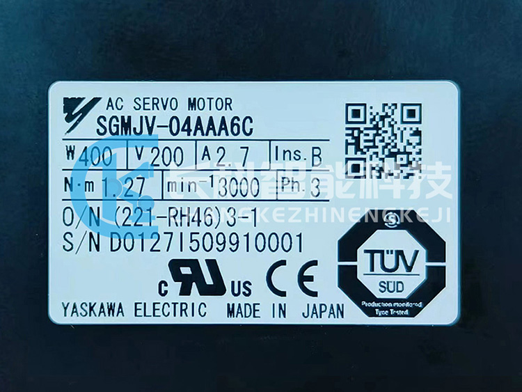 安川400W伺服電機SGMJV-04AAA6C 安川400W伺服電機SGMJV-04AAA6C